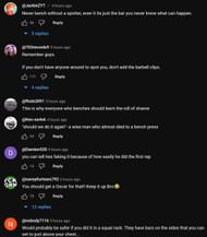 Fans in the YouTube comments section reacting to the streamer's clip (Image via Speedy Boykins/YouTube)